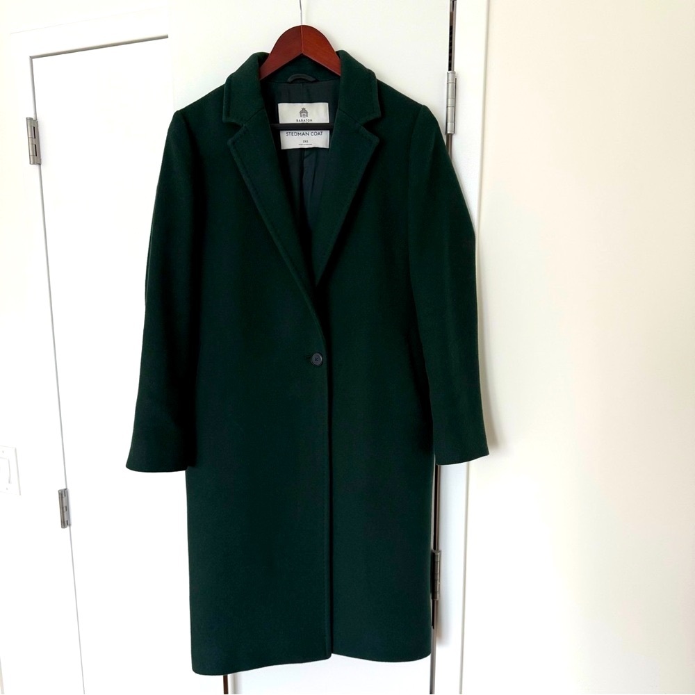 Aritzia Babaton Green Stedman Coat